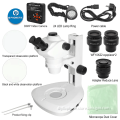 Vision Scientific Trinocular Zoom Stereo Microscope with Continuous Zoom Magnification